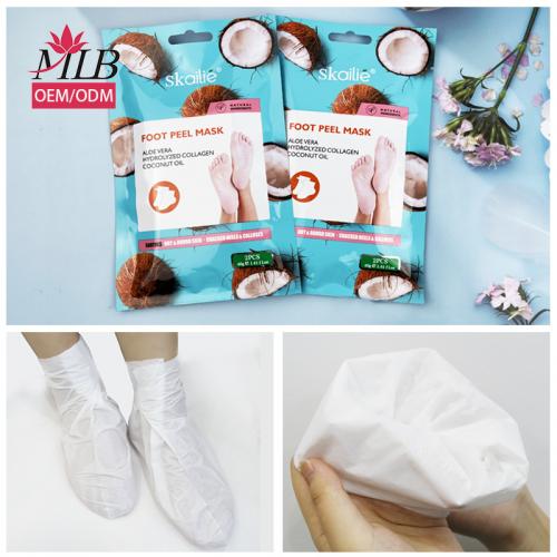 coconut exfoliating foot mask